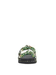 Women Caralyna Flat Sandal - Green Multi | Jessica Simpson
