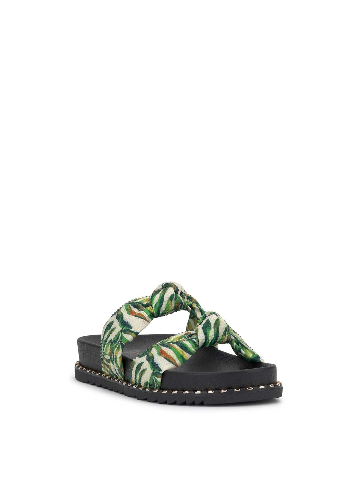 Women Caralyna Flat Sandal - Green Multi | Jessica Simpson