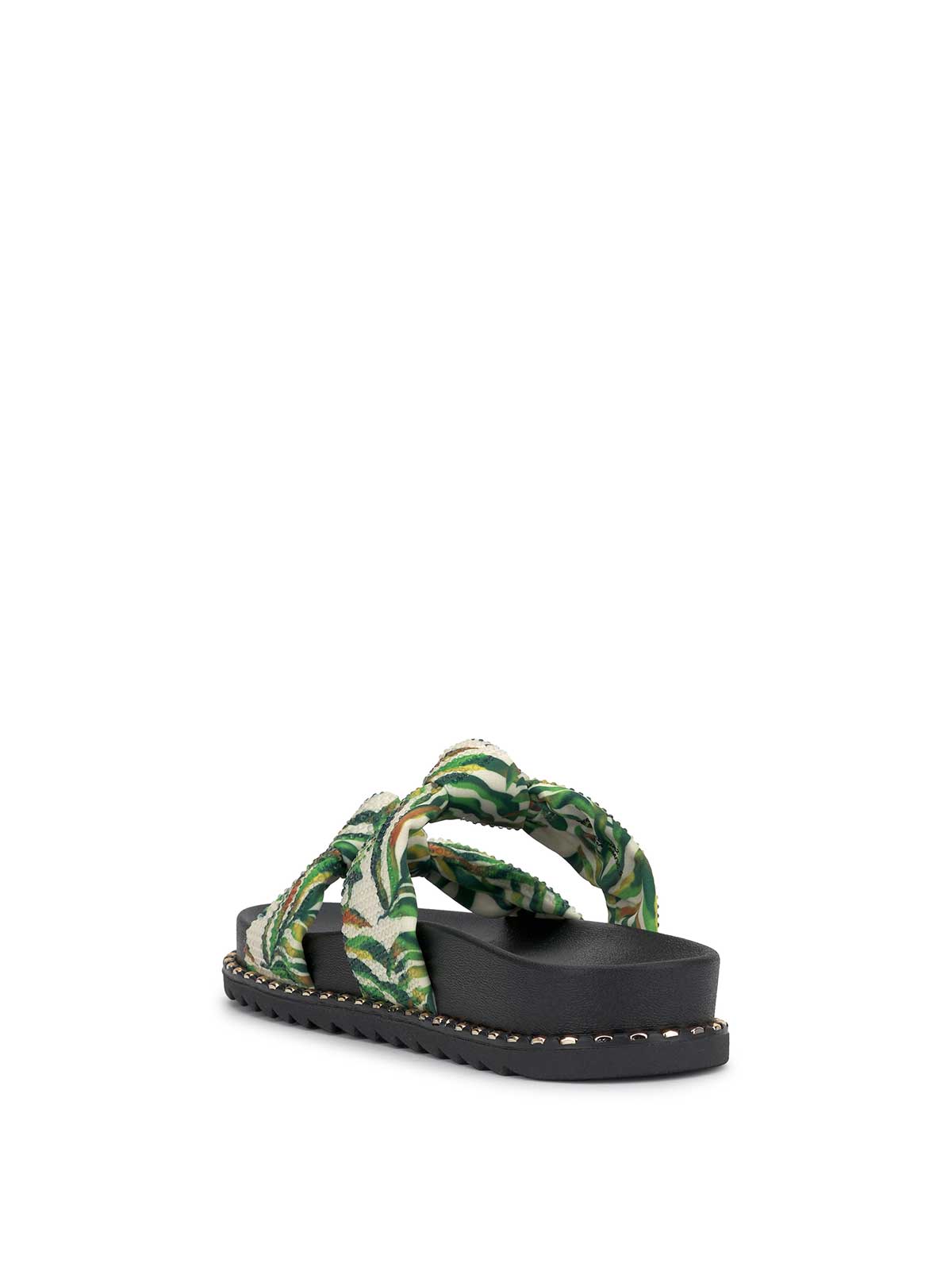 Women Caralyna Flat Sandal - Green Multi | Jessica Simpson