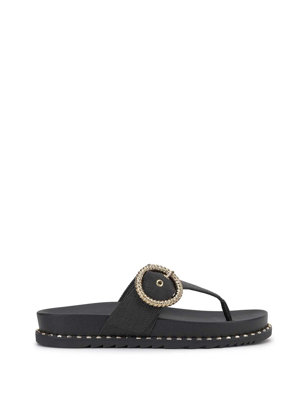 Women Cymmeri Flat Sandal - Black | Jessica Simpson