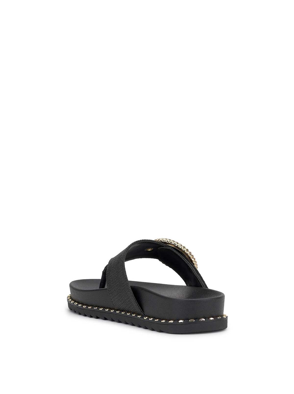 Women Cymmeri Flat Sandal - Black | Jessica Simpson