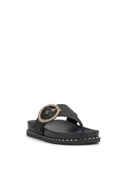 Women Cymmeri Flat Sandal - Black | Jessica Simpson