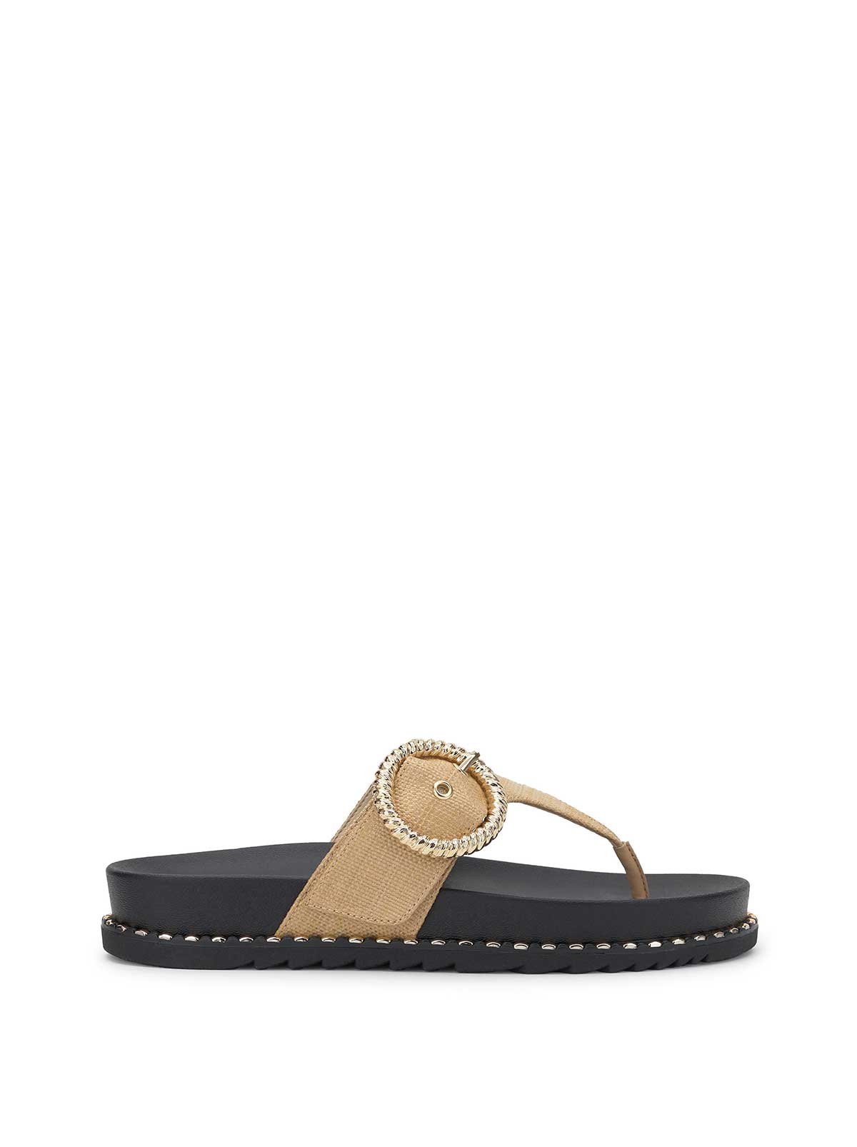 Women Cymmeri Flat Sandal - Natural Raffia | Jessica Simpson