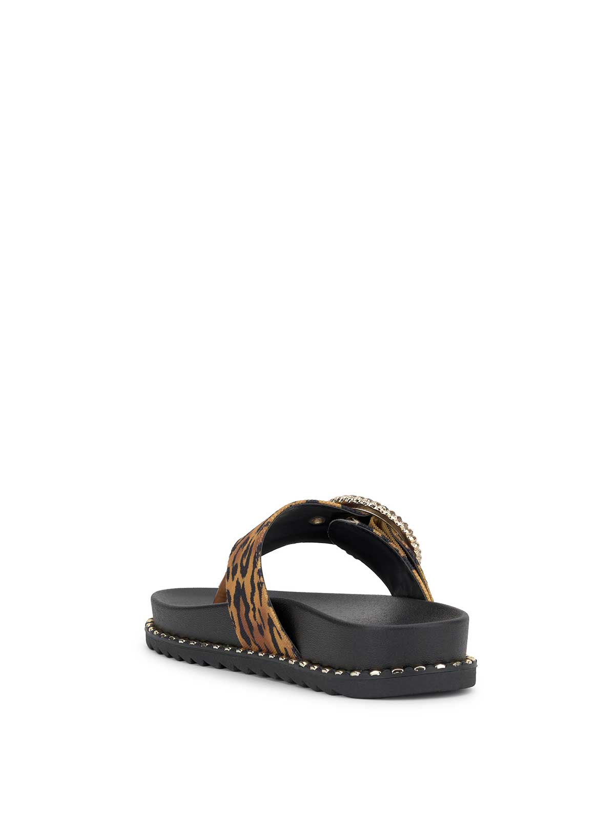 Women Cymmeri Flat Sandal - Tiger Print | Jessica Simpson