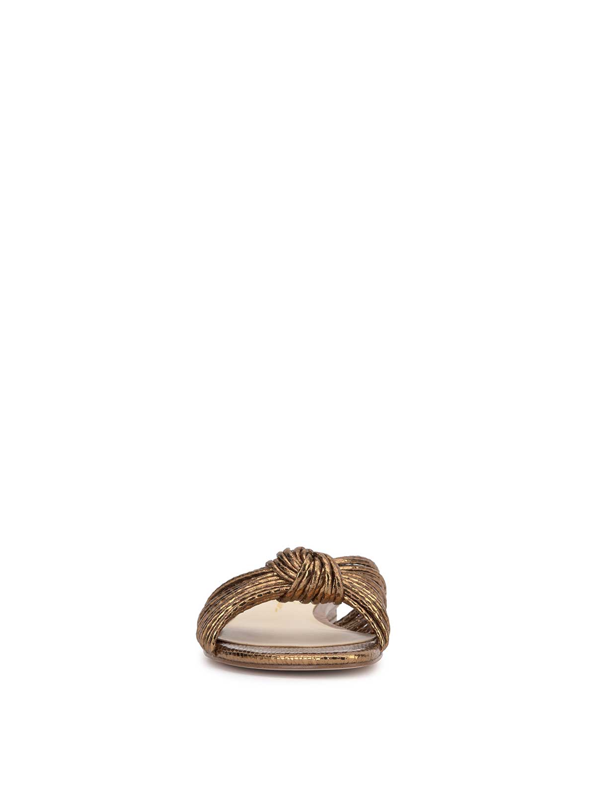 Women Dydra Knotted Flat Sandal - Bronze | Jessica Simpson