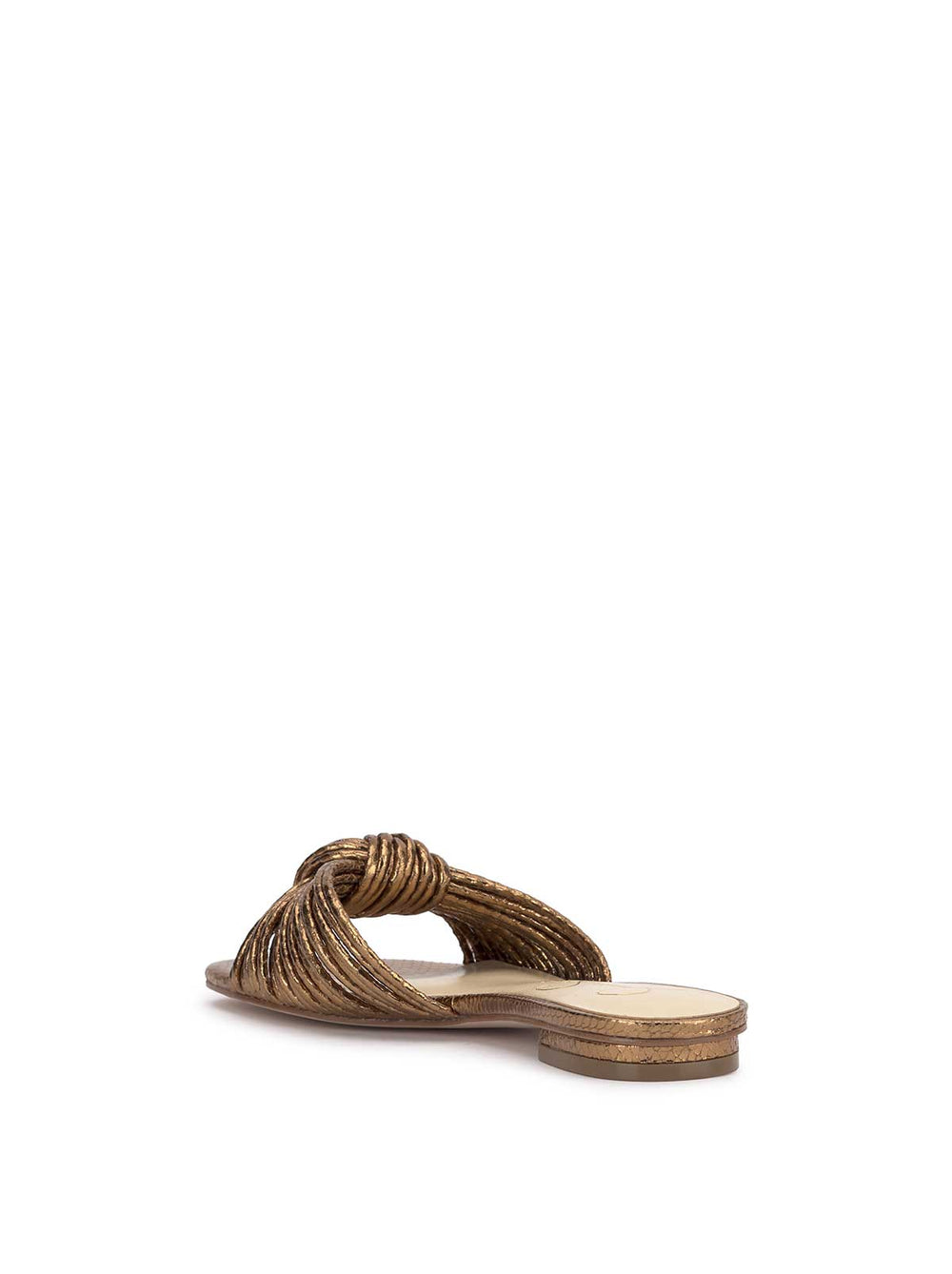 Women Dydra Knotted Flat Sandal - Bronze | Jessica Simpson