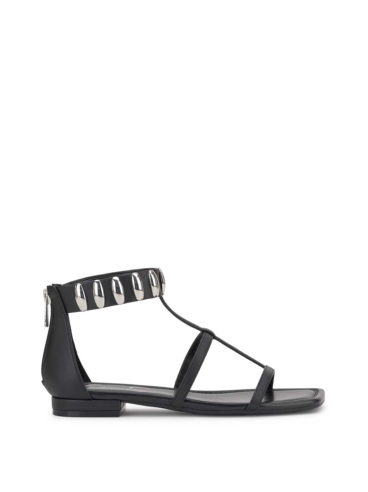 Women Elusta Flat Sandal - Black | Jessica Simpson