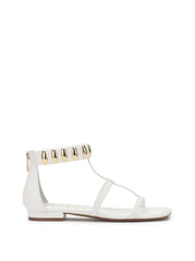 Women Elusta Flat Sandal - Bright White | Jessica Simpson