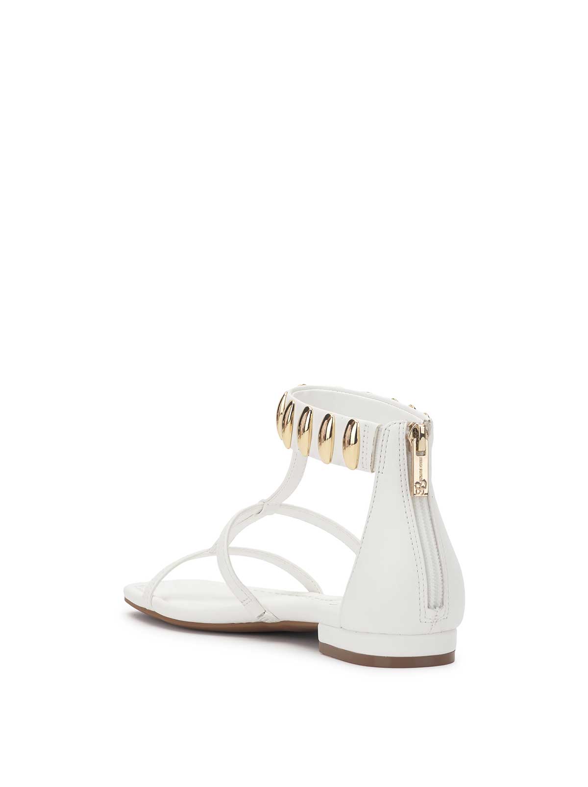 Women Elusta Flat Sandal - Bright White | Jessica Simpson