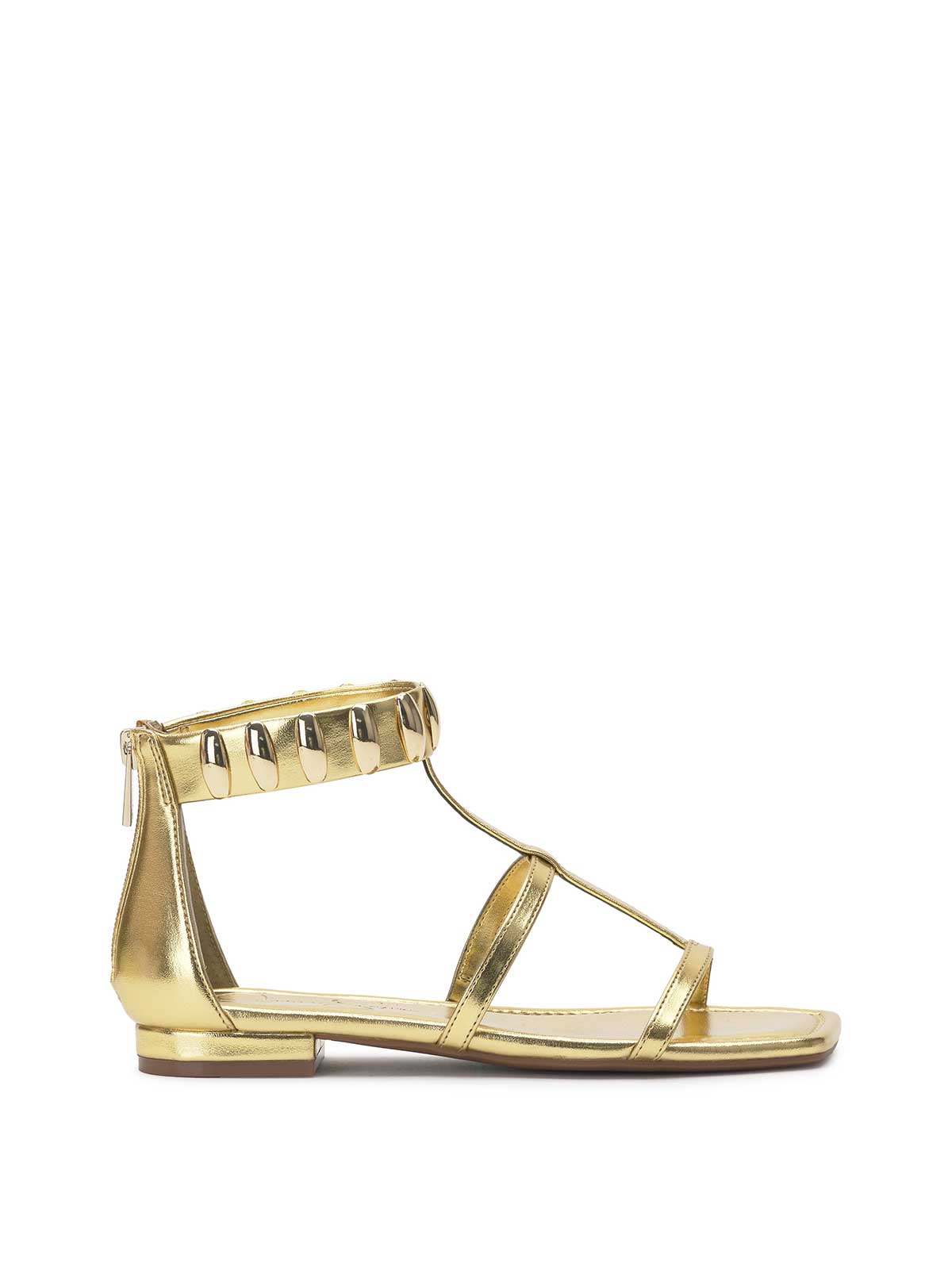 Women Elusta Flat Sandal - Gold | Jessica Simpson
