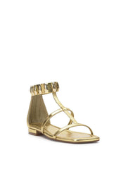 Women Elusta Flat Sandal - Gold | Jessica Simpson