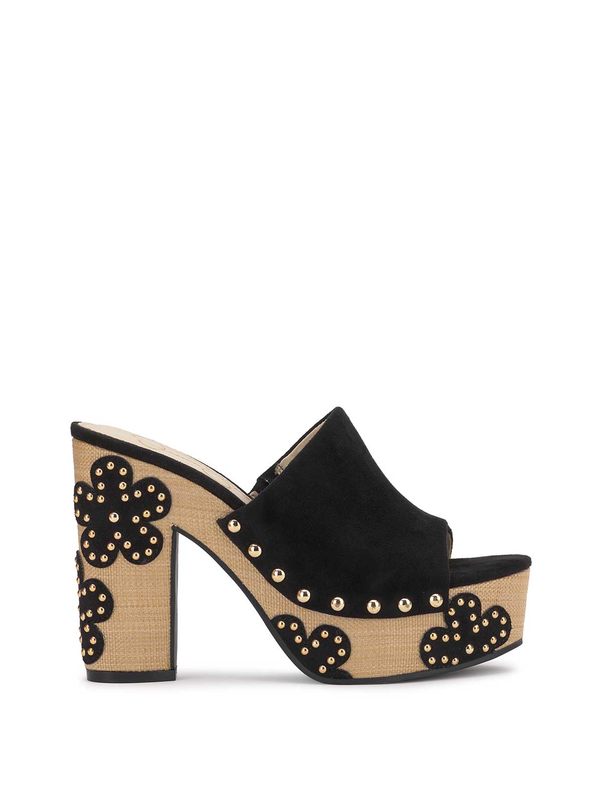Women Shelbie Platform Slide - Black Floral | Jessica Simpson