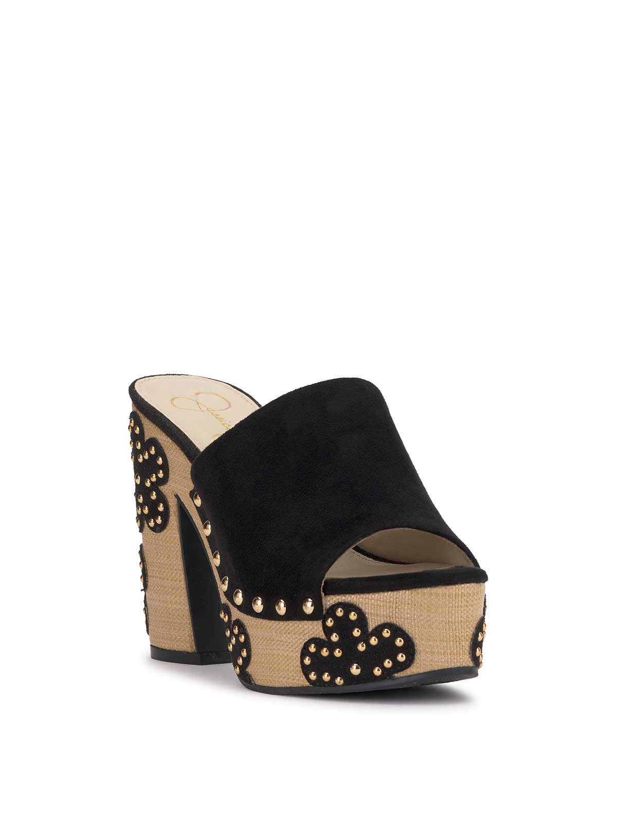 Women Shelbie Platform Slide - Black Floral | Jessica Simpson