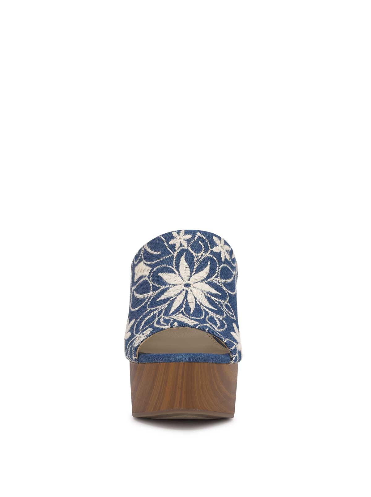 Women Shelbie Platform Slide - Floral Denim | Jessica Simpson