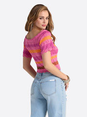 Women Edlyn Sweater - Rosebloom Combo | Jessica Simpson