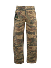Women Relaxed Barrel Jeans - Camo | Jessica Simpson