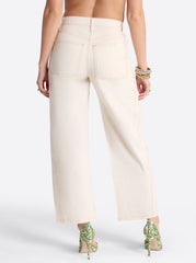Women Relaxed Barrel Jeans - Ecru | Jessica Simpson