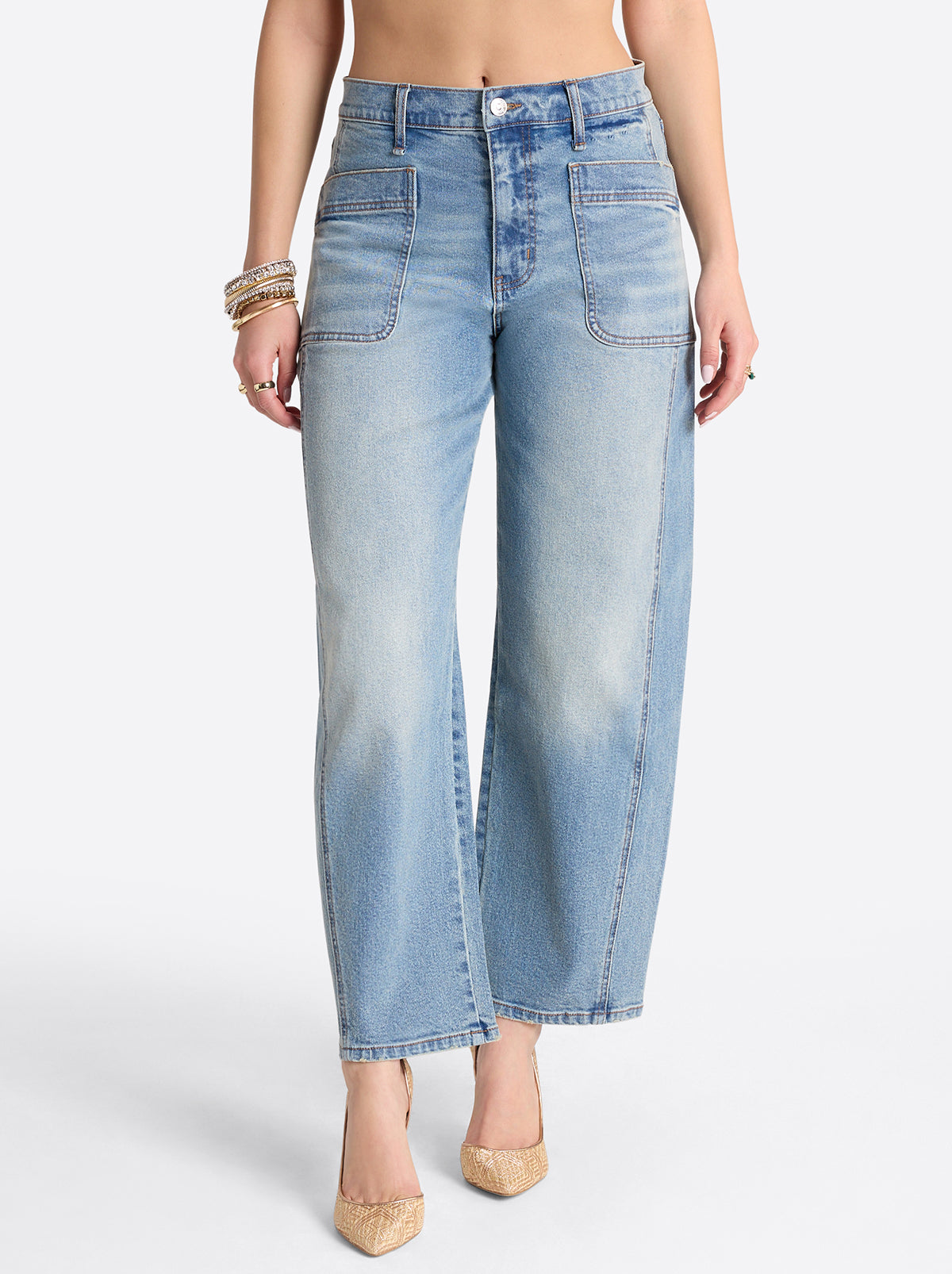 Women Relaxed Barrel Jeans - Composer | Jessica Simpson