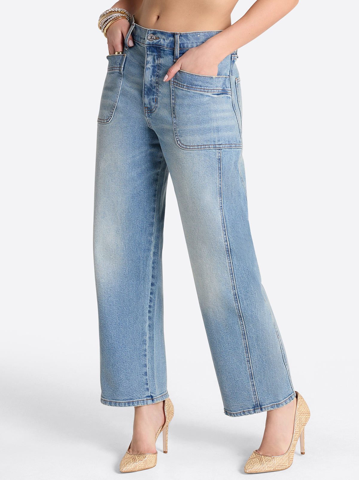 Women Relaxed Barrel Jeans - Composer | Jessica Simpson