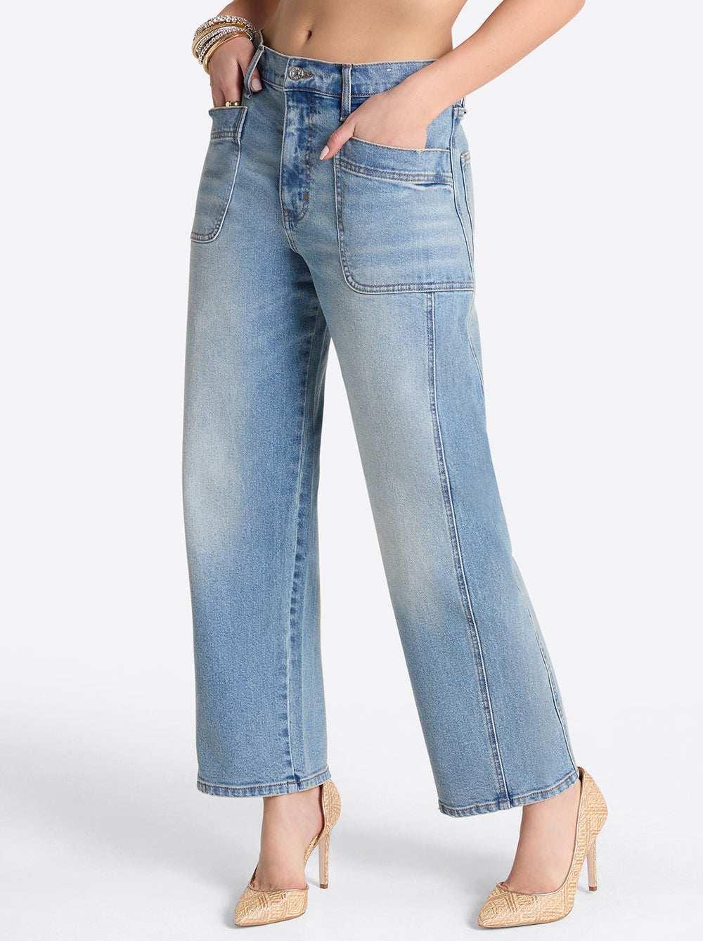 Women Relaxed Barrel Jeans - Composer | Jessica Simpson