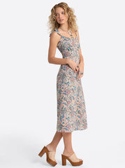 Women Sahira Dress - Buttercream Playful Paisleys | Jessica Simpson