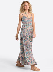 Women Bronte Dress - Buttercream Playful Paisleys | Jessica Simpson