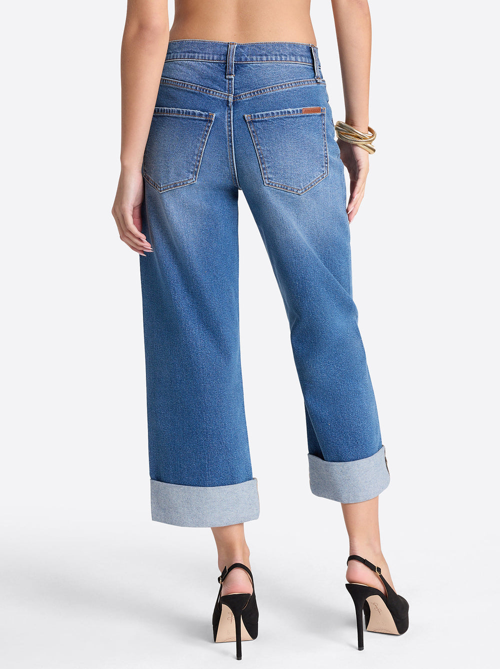 Women Valentine Wide Leg Boyfriend Jeans - High Road | Jessica Simpson