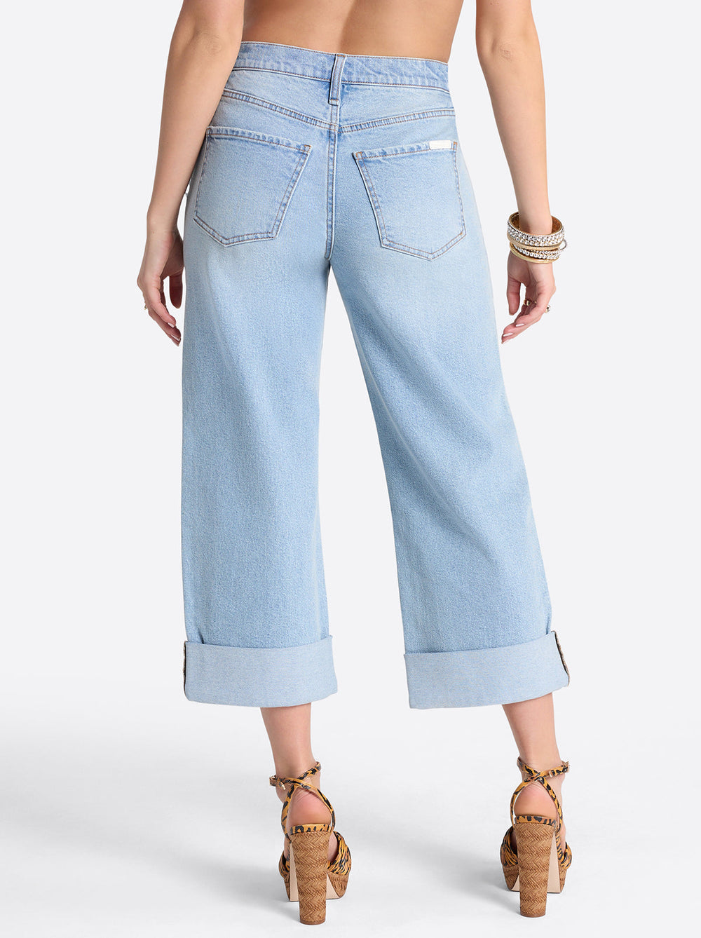 Women Valentine Wide Leg Boyfriend Jeans - Dearest | Jessica Simpson