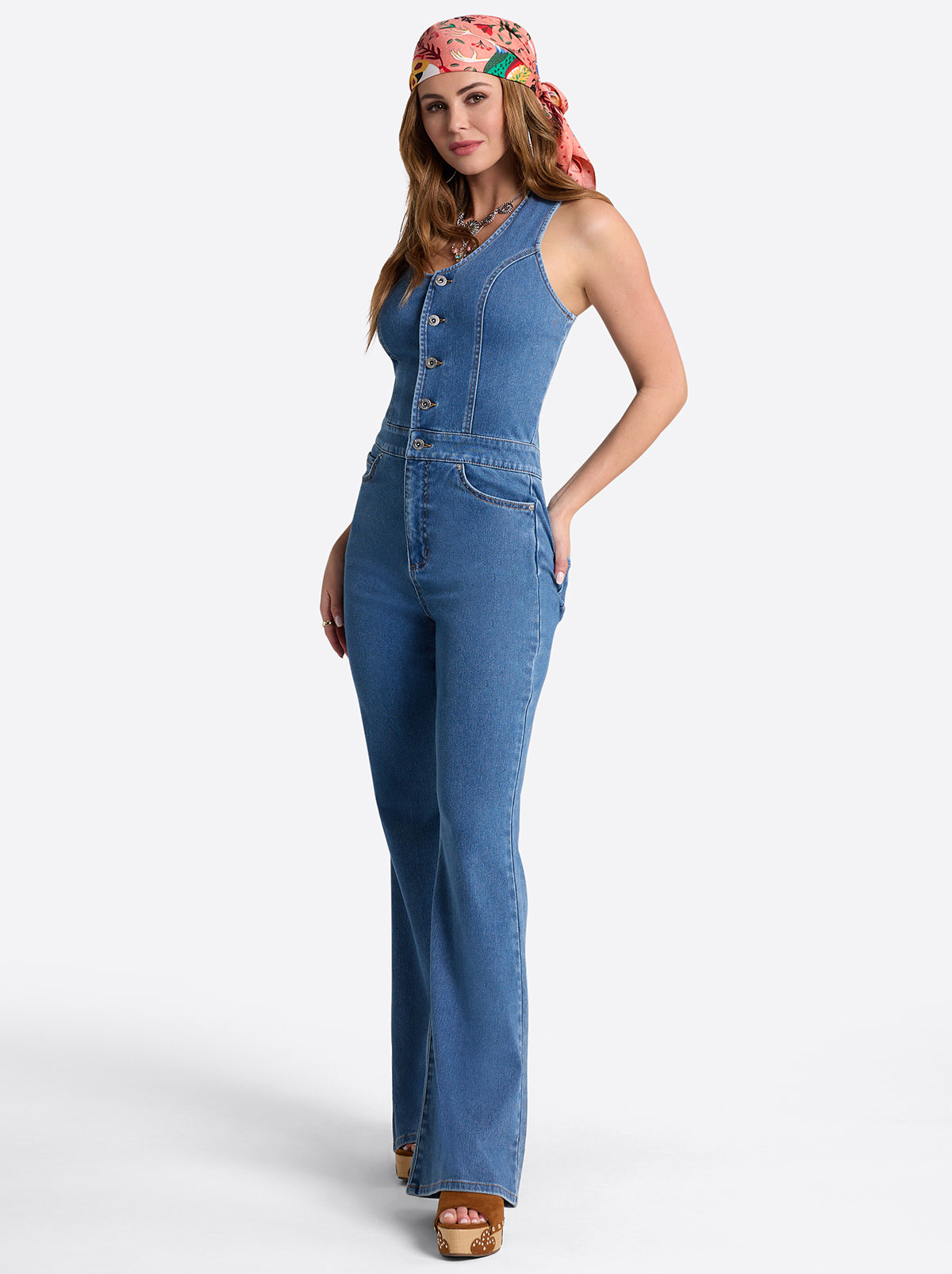 Women Flare Jumpsuit - Whispered | Jessica Simpson