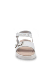 Women Toddler Tia Heather Sandals - White & Silver | Jessica Simpson