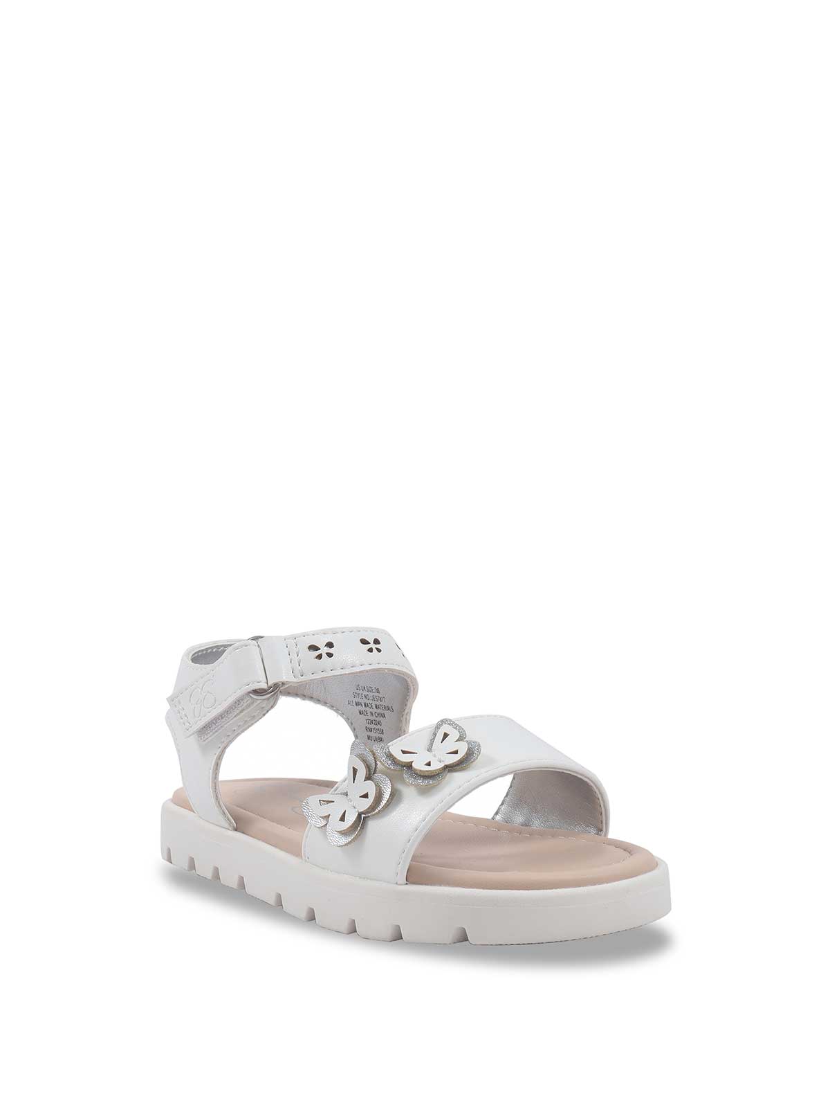Women Toddler Tia Heather Sandals - White & Silver | Jessica Simpson