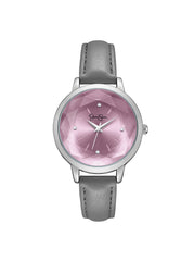 Accessories Faceted Glass Watch - Gray | Jessica Simpson