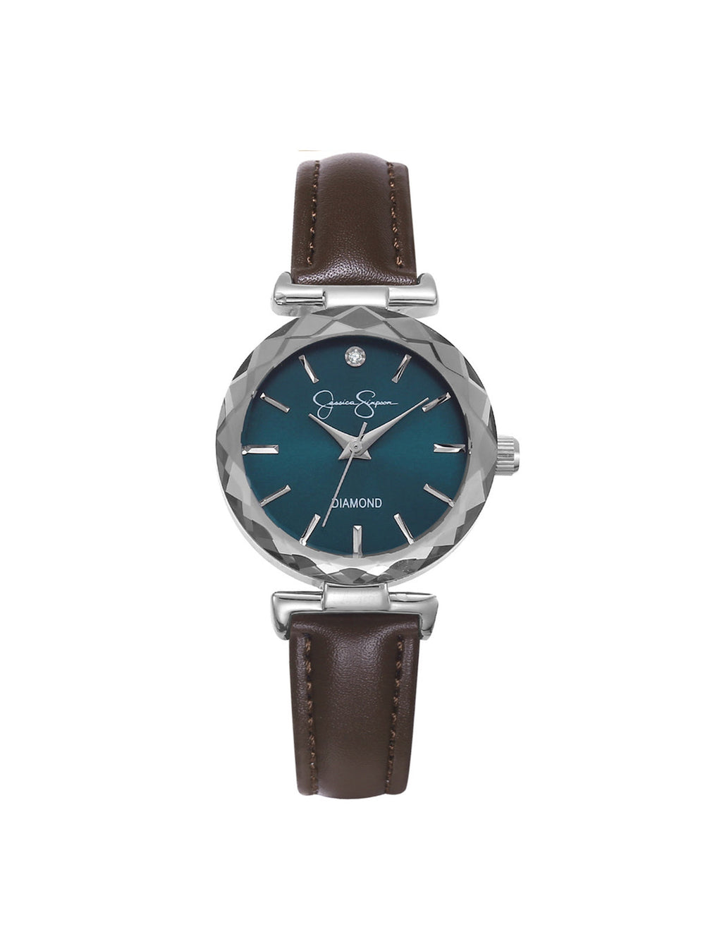 Accessories Circle Case Watch - Dark Brown | Jessica Simpson