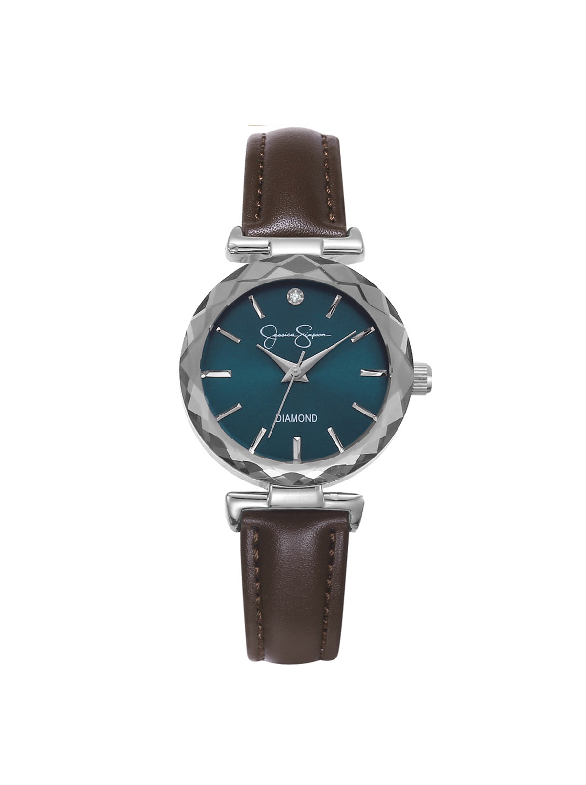 Accessories Circle Case Watch - Dark Brown | Jessica Simpson