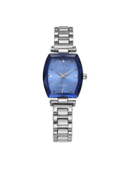 Accessories Faceted Bezel Bracelet Watch - Silver & Blue | Jessica Simpson
